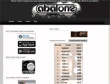 Tablet Screenshot of abalone-game.com